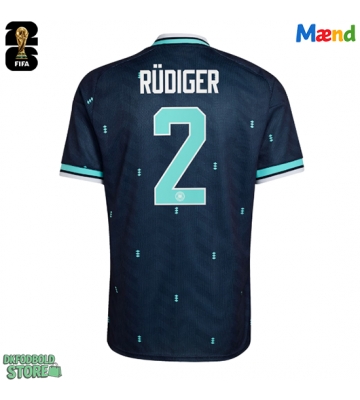 Tyskland Antonio Rudiger #2 Replika Udebanetrøje VM 2026 Kortærmet